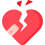 Broken heart icon 64x64