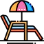 Sunbed icon 64x64