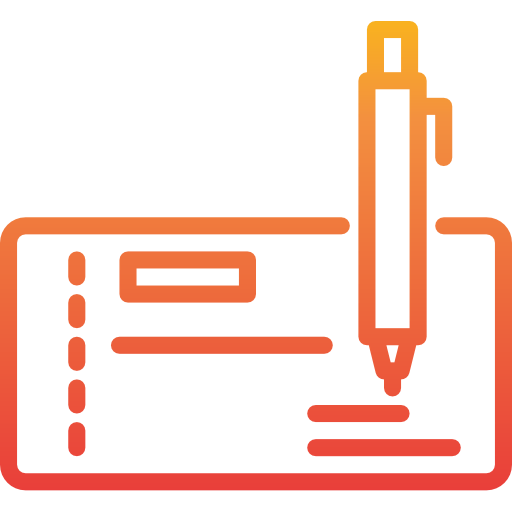 Cheque icon