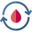 Menstrual cycle icon 64x64