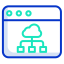 Cloud computing ícone 64x64