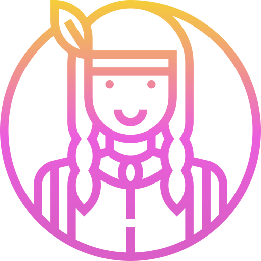 Native indian icon