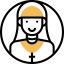 Nun icon 64x64