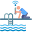 Swimming pool icon 64x64