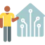 Smart home icon 64x64