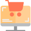Online shopping icon 64x64