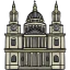 Saint paul cathedral icon 64x64