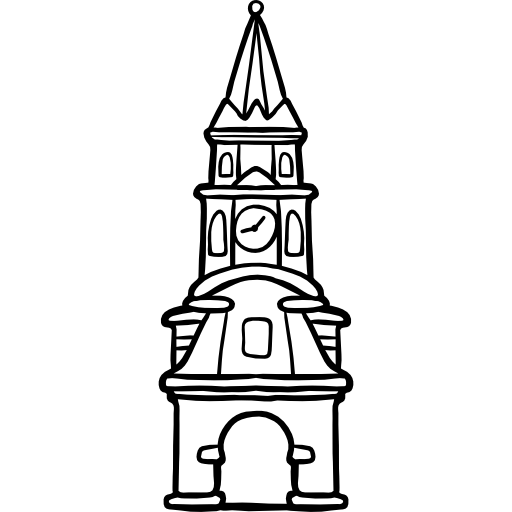 Clock tower icon