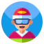 Skier icon 64x64