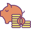Piggy bank icon 64x64