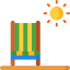 Beach chair ícono 64x64