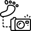 Foot print icon 64x64