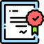 Certificate icon 64x64