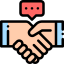 Handshake icon 64x64