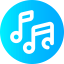 Musical notes icon 64x64