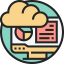 Cloud computing іконка 64x64