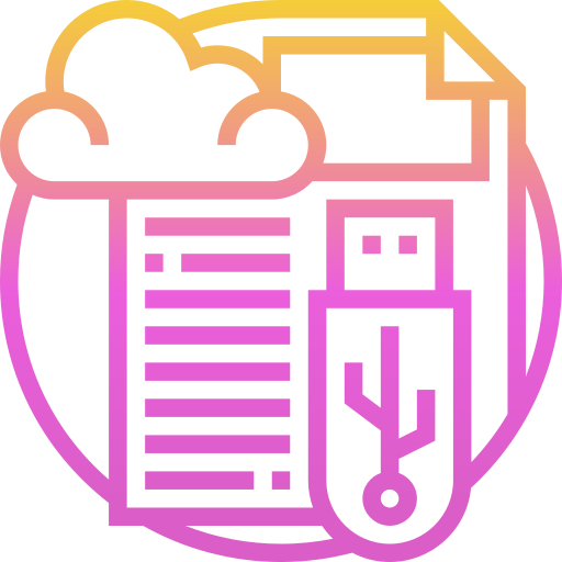 Cloud storage icon