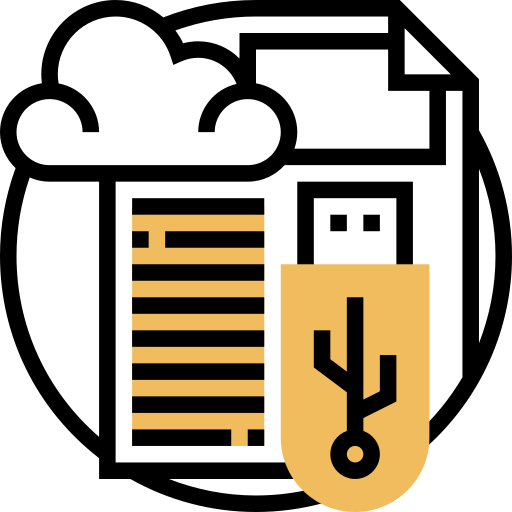 Cloud storage icon