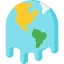 Global warming icon 64x64