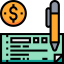 Cheque icon 64x64