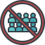 Avoid crowds icon 64x64