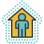 Stay home icon 64x64