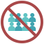 Avoid crowds icon 64x64