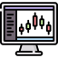 Stock market icon 64x64