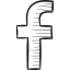 facebook drawn logo icon 64x64
