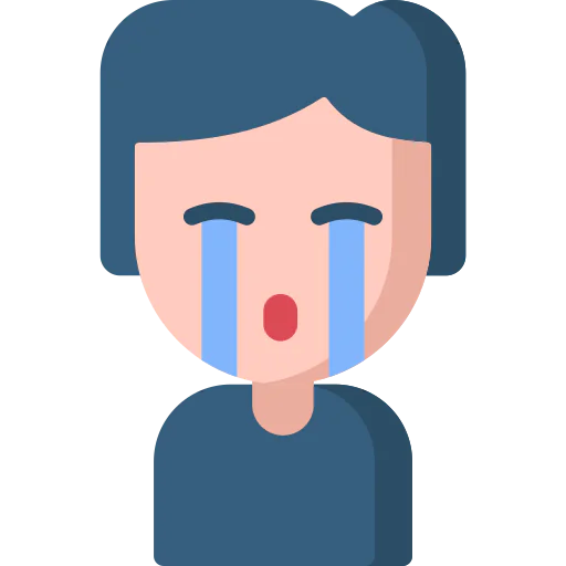 Crying icon