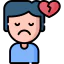 Broken heart icon 64x64