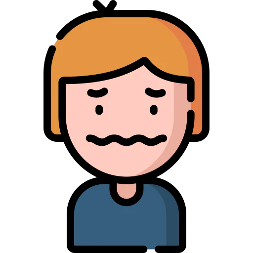 Scared icon