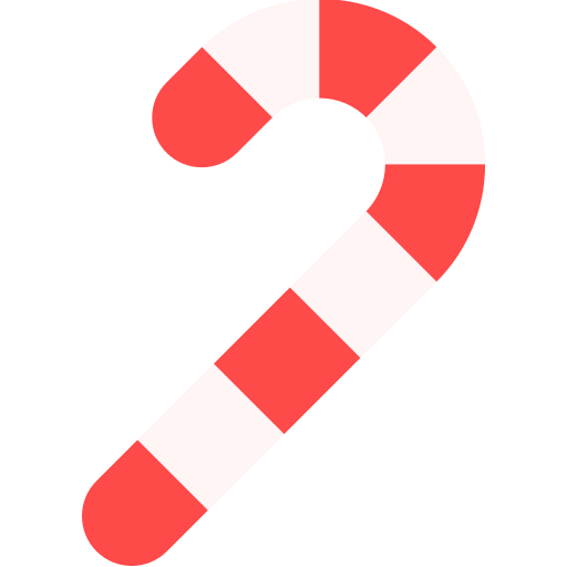 Candy cane icon