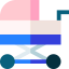 Baby stroller icon 64x64