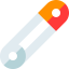 Safety pin icon 64x64