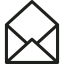 Open Envelope Symbol 64x64