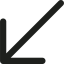 Diagonal Arrow icon 64x64