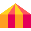 Цирковая палатка иконка 64x64