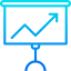 Line graph icon 64x64