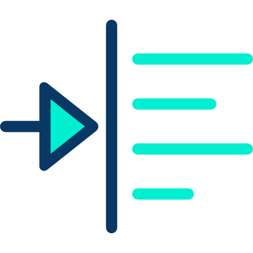 Left alignment icon