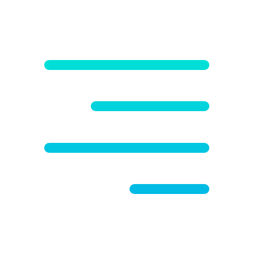 Right align icon