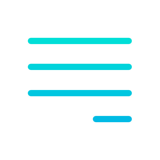 Right align icon