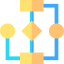 Flow chart biểu tượng 64x64