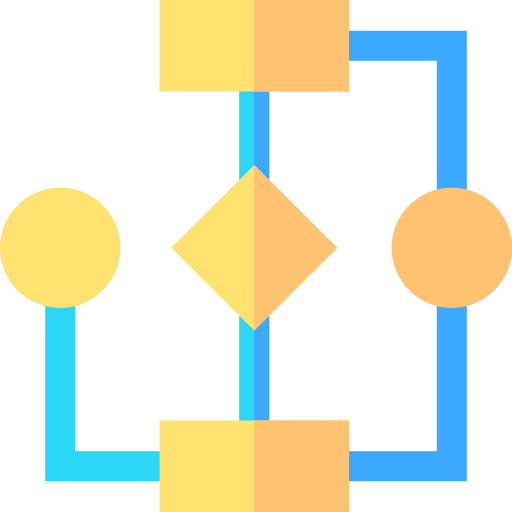 Flow chart icon