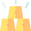 Gold bar icon 64x64