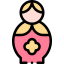 Matryoshka doll icon 64x64