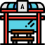 Bus stop icon 64x64