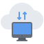 Cloud storage icon 64x64