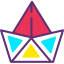 Paper boat Symbol 64x64