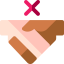 No handshake ícono 64x64